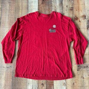 Delta Pro Weight Vintage Womens Size 2XL Arkansas Razorback Long Sleeve Shirt